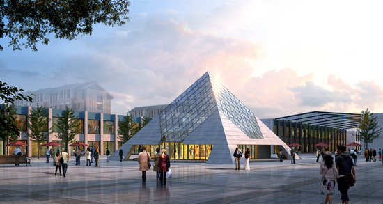 海淀金字塔网架